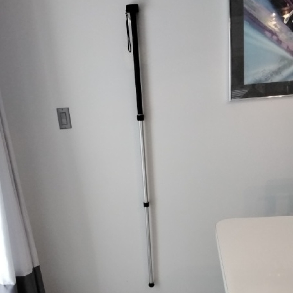 Adjustable Silver and Black Height Adjustable Monopod (24" To 61")